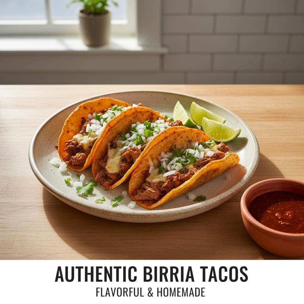 Mexican Birria Tacos Recipe PDF | Authentic Birria Beef | Instant ...