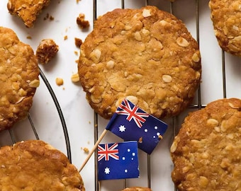 Receta tradicional de galletas Anzac: dulces y crujientes