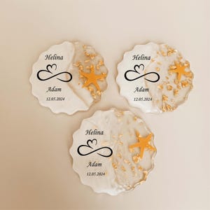 Personalized Epoxy Magnet Favor, Custom Epoxy Wedding Resin Gift, Engagement, Baby Shower, Nikkah, Ameen, Baptism, Walima, Family Reunion