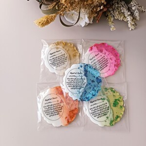 25 lembrancinhas magnéticas Ayatul Kursi: casamento muçulmano personalizado, presentes de chá