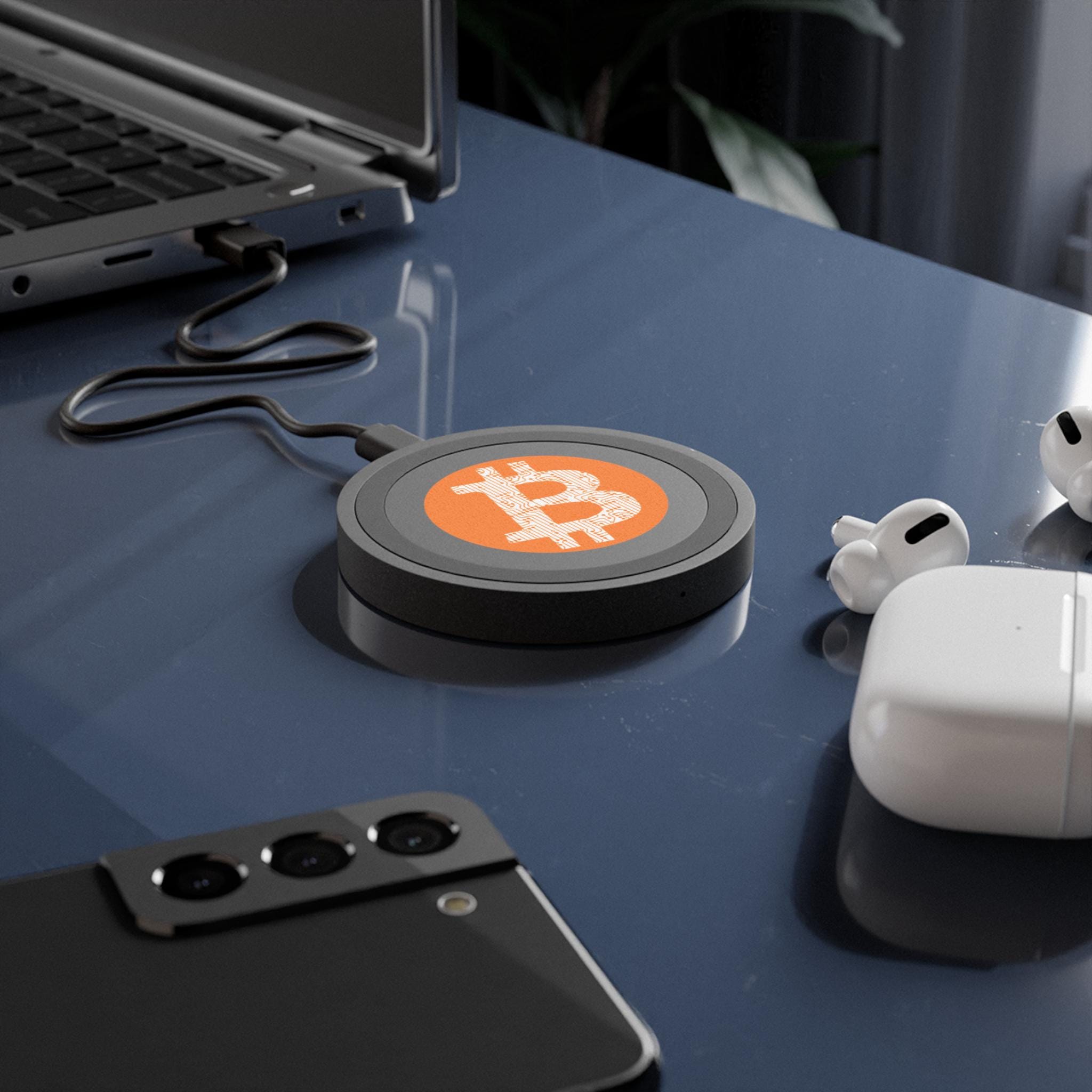 ビットコインワイヤレス充電器：Quake充電パッド、暗号通貨ギフト - Etsy 日本