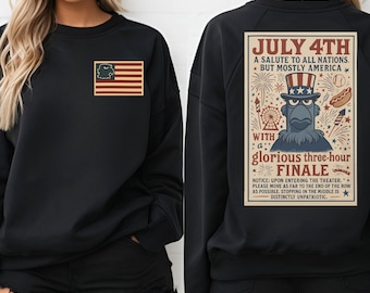 But Mostly America Shirt, Patriotic Sam the Eagle July 4th Fireworks Celebration T-Shirt, 4th Of July Muppets Shirt, Independence Day Shirt