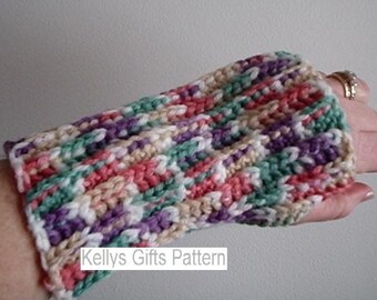 PATTERN: Crochet pattern Wrist Warmers, Arm Warmer Beginner Pattern PDF form free shipping