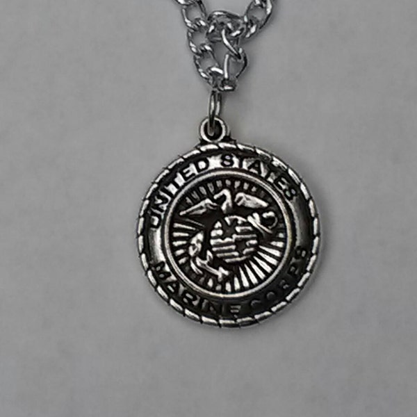 Marines Corp Necklace 24"