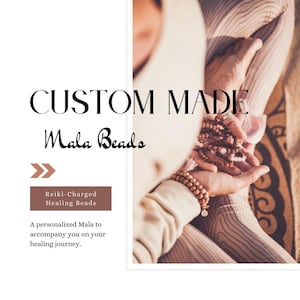 Custom Mala Beads, Personalized Mala Necklace, Design your Prayer Beads, Custom Pocket Mala, Custom Mala Bracelet