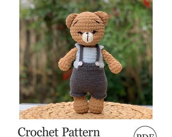 Crochet Bear Amigurumi Pattern (PDF)