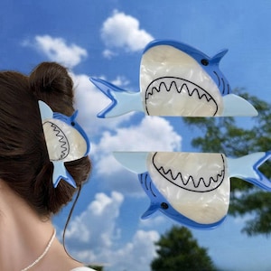 Shark Hair Claw: Fun Acetate Animal Clip
