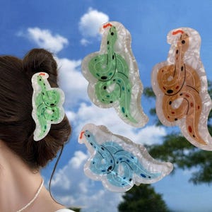 Snake Hair Claw Clip: Fun Animal Hair Accessory