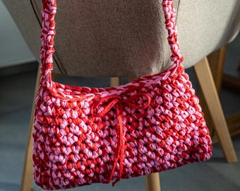 Gehäkelte Tragetasche | Crochet Shopper Bag (handgefertigt)