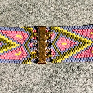 Odd Count Peyote Bracelet Pattern
