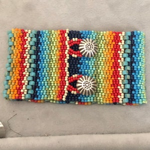 Beaded Bracelet Pattern, PDF in 2 Drop Peyote