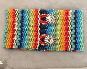 Beaded Bracelet Pattern, PDF in 2 Drop Peyote