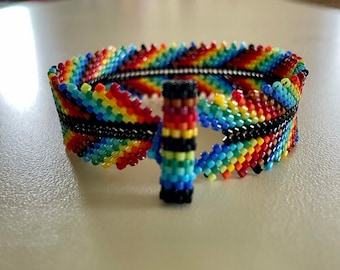 Colorful Arrow Bracelet Peyote Stitch PATTERN