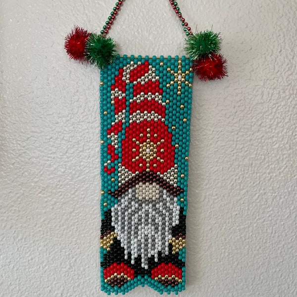 Holiday Gnome Banner Pattern