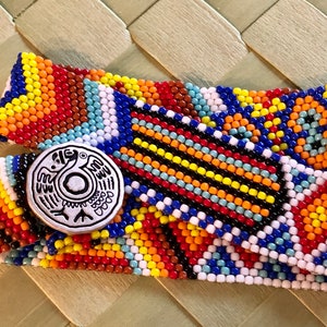 Inca Wrap Bracelet Peyote Pattern