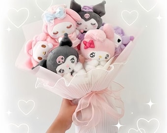 Sanrio Bouquet HelloKitty Plush Bouquet Handmade Sanrio Gift Melody Christmas Gift Valentine Gift Birthday Gift Anniversary Gift Kids Gift