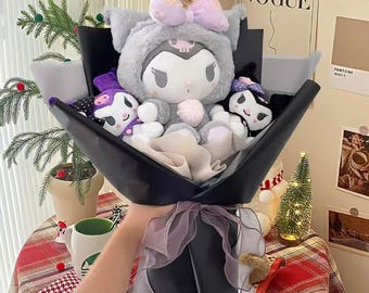 Sanrio Bouquet Handmade Bouquet Sanrio Plush Bouquet Christmas Gift Valentine Gift Anniversary Gift Birthday Gift Gift for Her Kids Gift