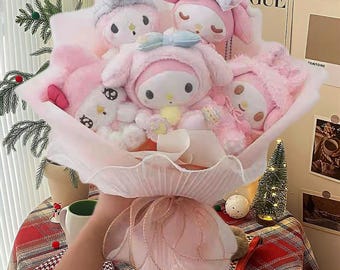 Sanrio Bouquet Sanrio Plush Bouquet Sanrio Gifts Christmas Gifts Valentine Gifts Anniversary Gifts Mother Gifts Kids Gifts Gift for Her