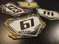 Custom BMX Race Number Plate