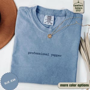 Professional Yapper Shirt, Speech Therapist Gift Tee, Funny SLP T-Shirt, Sarcastic Talkative Shirt, Speech Pathologist Tee