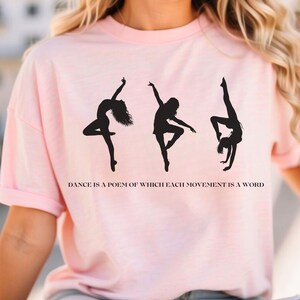 Dance Lover Shirt, Dance Teacher Gift, Gift For Dancer, Ballerina T Shirt, Ballet Dancer Gift,