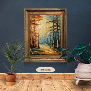 Mystical Forest Art Digital