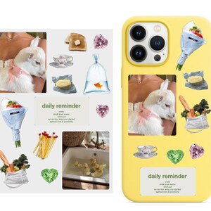 3D Sticker “Cozycozy” / Set aus 13 Stickern für die Hülle