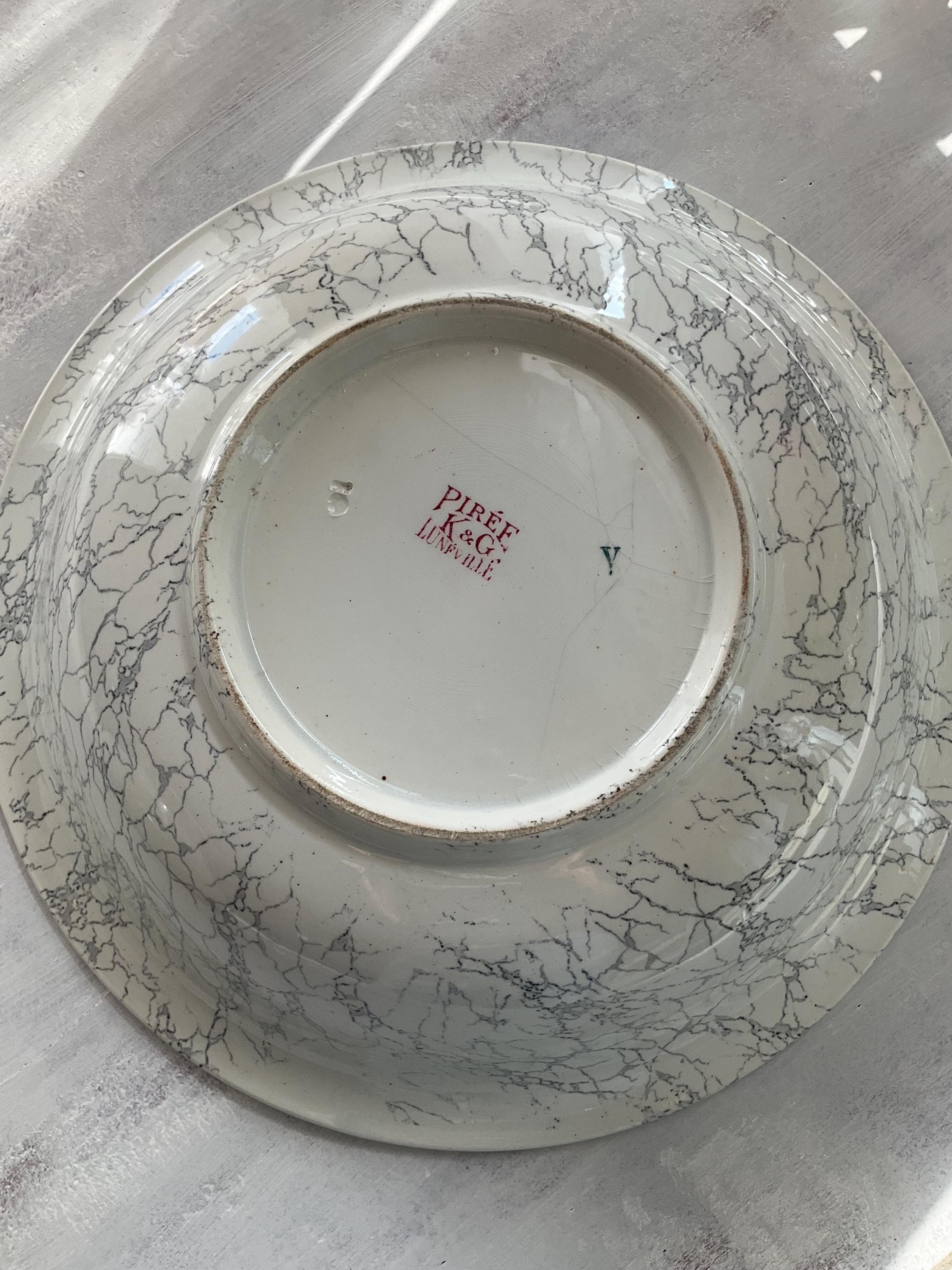 Rare Vintage Ironstone Washbowl and Water Pitcher Jug From Early 1900’s ...