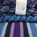 Twilight - With Deep Blue Heel & Toe Skein - Hand Dyed Self Striping Sock Yarn
