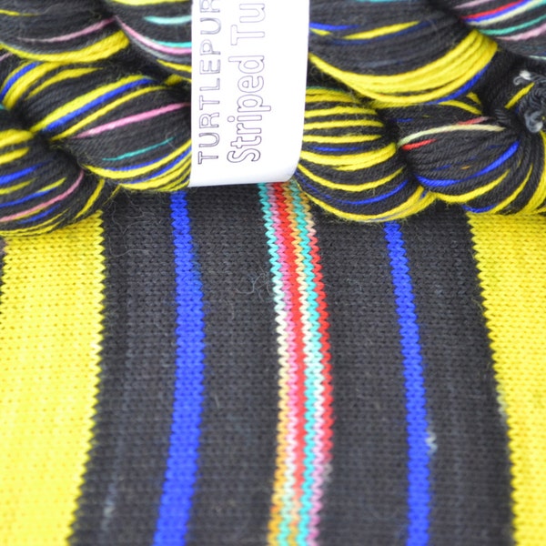 Chomp (lot #1) - Hand-dyed Self-striping sock yarn
