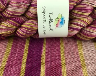 City Girl - Hand Dyed Self Striping Sock Yarn