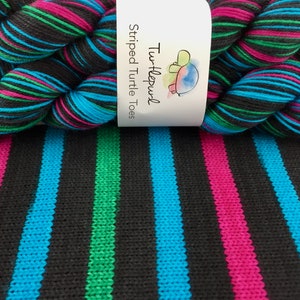 Comic Strip - Hand Dyed Self Striping Sock Yarn