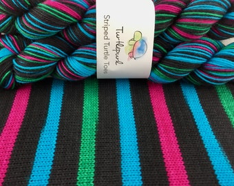 Comic Strip - Hand Dyed Self Striping Sock Yarn