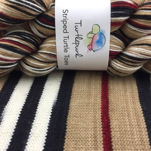 Trenchcoat - Hand Dyed Self Striping Sock Yarn - Ready to Ship by April 26th