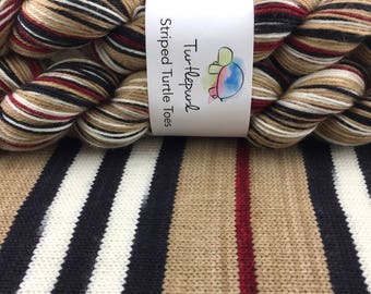 Trenchcoat - Hand Dyed Self Striping Sock Yarn - Ready to Ship by June 30th