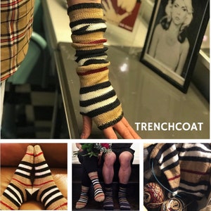 Trenchcoat Hand Dyed Self Striping Sock Yarn Ready to Ship by April 26th image 5