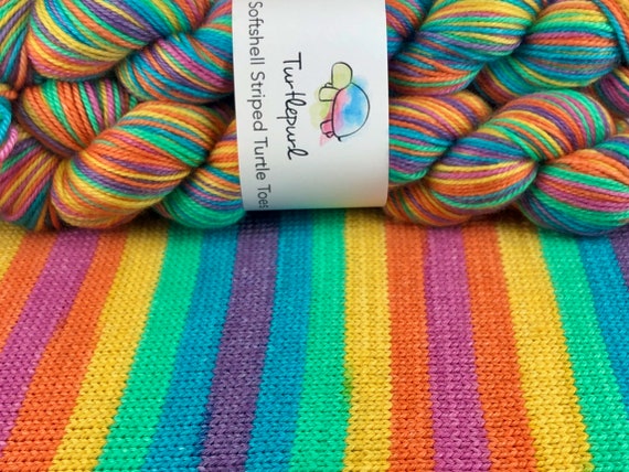 Joy Hand Dyed Self Striping Sock Yarn Etsy UK