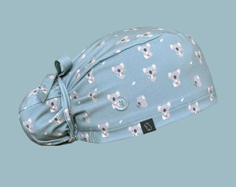 Bun Scrub Cap: Very Koala-fied