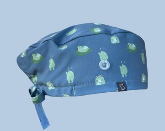 Capy Classic Scrub Cap: Frog's Day Off