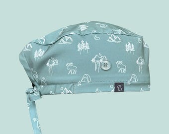 Capy Classic Scrub Cap: Gone Camping
