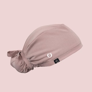 Bun Scrub Cap: Rose