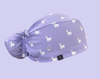 Bun Scrub Cap: Alpaca Palooza