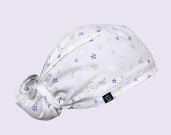 Bun Scrub Cap: Spring Florals