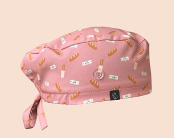 Capy Classic Scrub Cap: Baguette About It