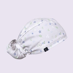 Bun Scrub Cap: Spring Florals