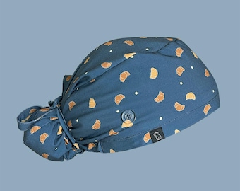 Bun Scrub Cap: Le Croissant