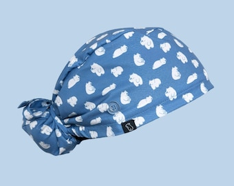 Bun Scrub Cap: Bearly Existing