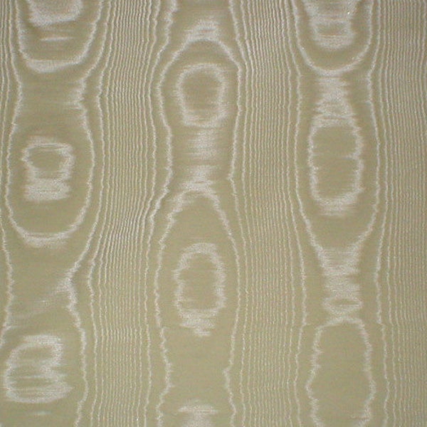5 1/4 yards 50 wide Vintage Moire taffeta dressmaking curtain fabric
