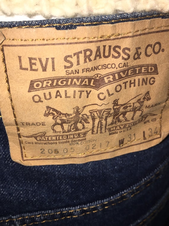 Vtg 80s / 90s 505 - 217 Levi denim Jeans Size 31 … - image 4