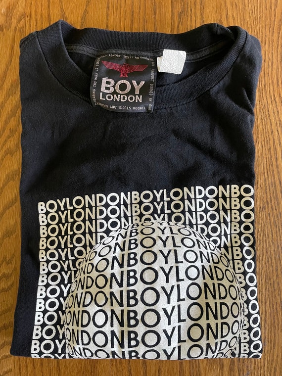 Vtg 80s Authentic Boy London Tshirt Size Medium - Etsy